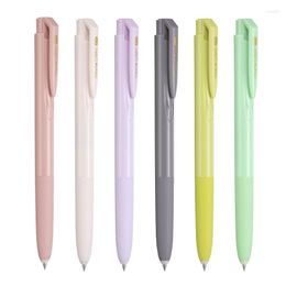 Japan UMN-155NC Macaron Limited Gel Pen 0.38 0.5mmRetractable Stationery For School Supplies Kawaii Black Press 0.5