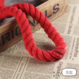 5MTR Cotton Three ed Rope String Cord Twine Sash Craft Cotton Thick Cords For Handmade Decorative 20mm283c