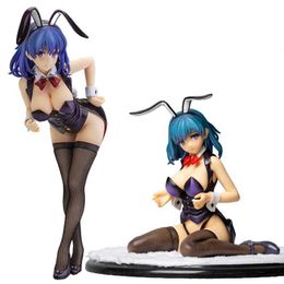 Action Toy Figures 14cm Skytube Comic Anime Figure Illustration by Bunny Girl Action Figure Collectible Doll Toys R230711