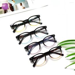 Sunglasses Boncamor Men Women Optical Lens Reading Glasses Spring Hinge Anti-Blue Light Radiation Vision Care Computer Eyeglasses 0- 400