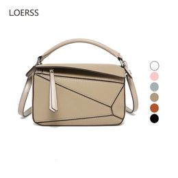 Evening Bag s Puzzle Mini Bag Classic Geometric Shoulder Solid Colour Zipper Luxury Crossbody 2023 Designer Top Quality 230711