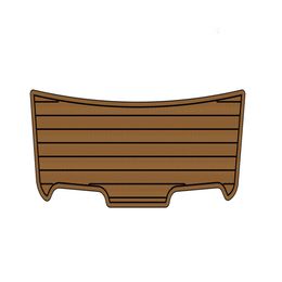 2008 MasterCraft X-Star Swim Platform Pad Boat EVA Foam Faux Teak Deck Floor Mat Self Backing Ahesive SeaDek Gatorstep Style Floor