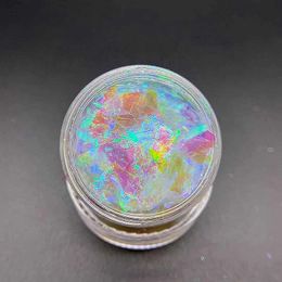 Acrylic Powders Liquids 1g/lot Intense Chameleon flakes -High Sparkle Iridescent Aurora Colour Shift Flakes For Nail Art/Epoxy Resin/Makeup/Craft 230711