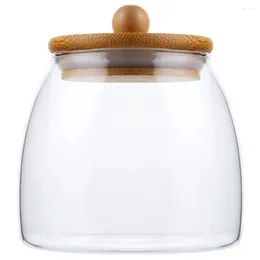 Storage Bottles Sugar Bowl Container Glass Containers Condiments Flour Canisters Airtight Lids Kitchen