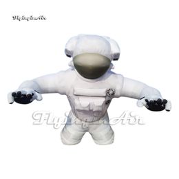 Amazing Large White Inflatable Astronaut Carnival Stage Backdrop Air Blow Up Spaceman Figure Balloon For Event Show