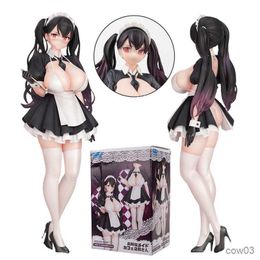 Action Toy Figures 27cm FOTS Japanese anime girl image Kou Jikyuu Maid Cafe Tenin san Sexy Action Character Adult collectible Model Doll Toy Gift R230711