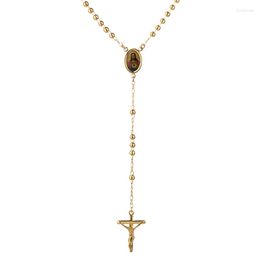 Pendant Necklaces Fashion Cross Necklace Gold-Color Jewellery 1N9