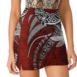 Skirts Polynesian - Hawaiian Kona Lava Tribal Print Light Proof Trouser Skirt Womens