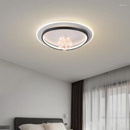 Ceiling Lights Round For Living Room Bedroom Indoor Lighting Decor Chandelier Lamp Dimmable Home Decorative Sky Star
