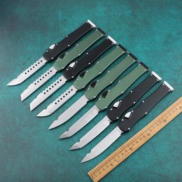 Promotional folding knife CNC with sheath D2 steel satin blade T6061 handle double action EDC knife fixed knife camping tool222k