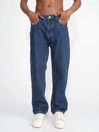 Men's Jeans Comfortable Tapered Men Solid Ankle-Length Denim Trousers Plus Size Brand Clothing