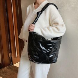 Evening Bags JIERAN Women Large Shoulder Bag Space Cotton Women's Diagonal Capacity Travel Handbag Model Performance Big