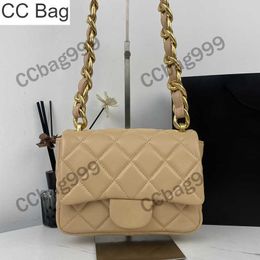 CC Bag 21x17CM Oversize Chain 22s Clutch Bags Crossboys Embroidery Diamond Underarm Shoulder Bag Gold Metal Hardware Wallet Designer Handbags Luxury Purse Tote For