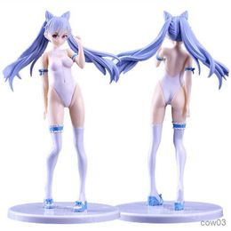 Action Toy Figures 19cm Impact Keqing Sexy Anime Figure Impact Action Figure Klee/Qiqi/Paimon Figurine Collectible Doll Toys R230711