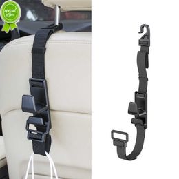 1pcs Adjustable Car Seat Rear Hook Car Sear Headrest Hanger Grocery Bag Hook Holder Organizer Fastener Clip Storage Accessories