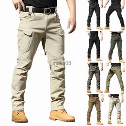 Men's Pants Fashion Military Cargo Pants Men Loose Baggy Tactical Trousers Outdoor Casual Cotton Cargo Pants Men Multi Pockets Big Size J230712