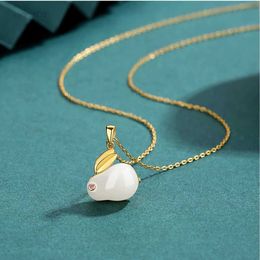 Pendant Necklaces Rabbit Necklace for Women Pendant Lucky Jade Rabbit Gift Women's Fashion Necklaces Gift HKD230712