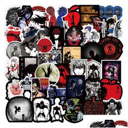 Car Stickers 50Pcs Japanese Death Note Sticker Graffiti Kids Toy Skateboard Motorcycle Bicycle Decals Wholesale Drop Delivery Mobile Dhcra