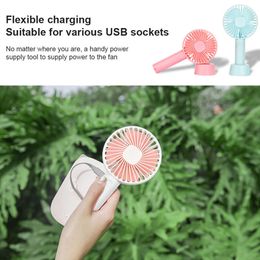 Electric Fans Portable Mini Fans Handheld Usb Rechargeable Fan Desktop Cooler Outdoor Silent Pocket Cooling Fans Air Conditioner Small Fan