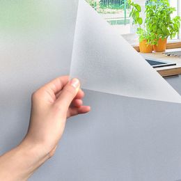 Window Film 12M Matte Privacy UV Protection Stained Vinyl for Glass Static Cling Frosted Decorative Sticker Home 230711