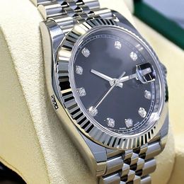 2023 126334 41mm Jubilee Black Dial Luxury Diamond Bp Factory 3235 Automatic Movement Watch Original Box