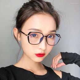 Sunglasses Classic Square Women Anti-Blue Light Optical Eyeglasses Fashion Metal Glasses Frame Men Prescription Myopia Eyewear Computer