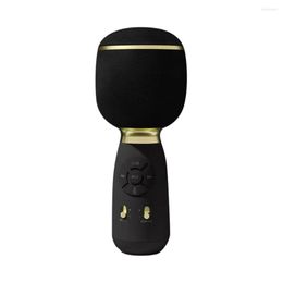 Microphones Wireless Microphone Sound Mixer Karaoke Type-C Rechargeable Bluetooth-Compatible 5.0 For Adults Children