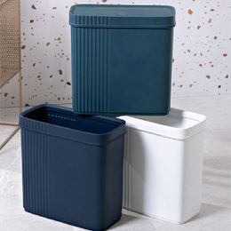 Waste Bins Garbage bin with lid used in bathrooms homes Dustbin intelligent cleaning tools Bins containers automatic garbage collection baskets 230711