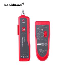 Networking Tools kebidumei Ethernet LAN Network Cable Tester RJ11 RJ45 Cat5 Cat6 Telephone Wire Tracker Tracer Toner Detector Line Finder 230712
