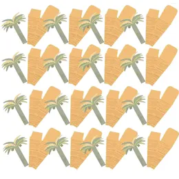 Gift Wrap Candy Box Tree Palm Party Favour Boxes Tropical 3D Luau Favours Hawaiian Wedding Bag Wrapper Case Decoration