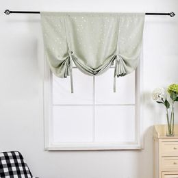 Curtain YOUZI Cartoon Stars Blackout Curtains Rod Pocket Thermal Insulated Window Drapes For Bedroom Kitchen Study