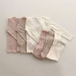 Pyjamas Spring Children Kids Underwear Baby Girls Clothes Set Sleepwear For Toddler Outfits l230711