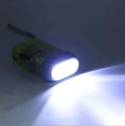 Outdoor Protable 3 LED Dynamo Flashlight Torch Light Hand Press Crank Camping