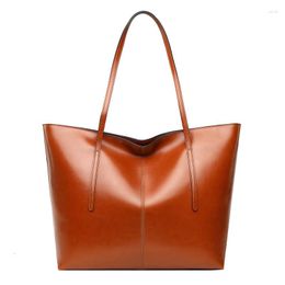 Evening Bags Fashion Large Casual Vintage Tote Sling Trend Designer Handbags For Women Genuine Leather Korean Lady Hand Underarm Shoulder