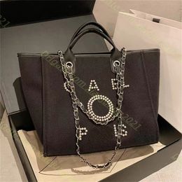 Women famous totes designers Chain shoulder Cross body bags handbags woman Luxury Letter buckle messenger bag handbags canvas hobo purses