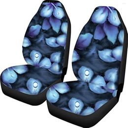 Car Seat Covers Amzbeauty Tropical Flower Front Cover 2 Pcs Universal Vehicle Protector Mat Fit Most Cars Sedan SUV Van T