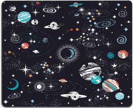 Galaxy Mouse Pad Gaming Mouse Pad Constellation Decor Mousepad Non-Slip Rubber Mouse Pads Cute Mat for Computers Laptop Office