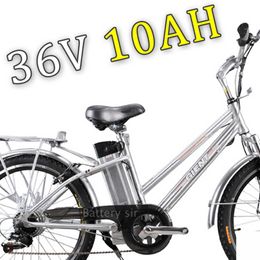 down tube 36V 10AH Silver fish lithium battery electric bike battery 42V e-bike battery pack + charger + BMS Free customs duty