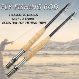 Boat Fishing Rods 2.1M 2.4M 2.7M 3.0M Telescopic Flying Fishing Rod Portable Carbon Fast M Power Flying Trout Bait Fishing Rod 230711