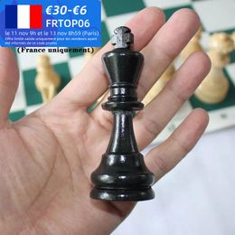 Chess Games High Quality Chess Game King High 97mm 77mm 64mm Ajedrez Medieval Chess Set No Chessboard 32 Chess Pieces Kids Toys Playing Game 230711