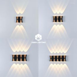 Wall Lamp LED IP65 Outdoor Waterproof Garden Lighting Aluminium Indoor Bedroom Living Room Stairs Light 4/6/8/10/12W 86-265V
