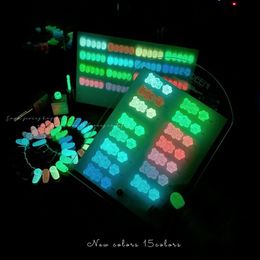 Verniz Esmalte Glow in Dark Lantejoulas Gel Neon UV LED Nails Soak Off Verniz Luminous Art 230712