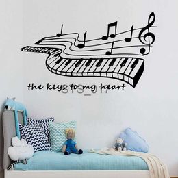 Other Decorative Stickers Drop Shipping Note Wall Stickers Personalized Creative For Living Room Kids Room Mural Custom x0712