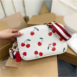 COABAG Designer Camera Bags Strawberry Shoulder Bags Women Luxurys Handbag Top Quality Tote Leather Crossbody Bags Female Messenger Purses 230615