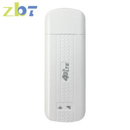 Other Networking Communications ZBT Portable WiFi Dongle USB 4G Modem Sim Card Slot spot Cat4 150Mbps Mobile Wireless Unlock for Car Router GSM UMTS LTE 230712