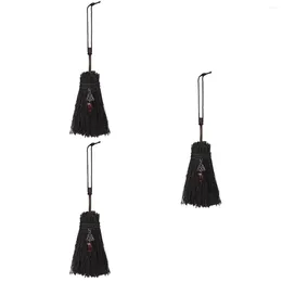 Party Decoration 3pcs Craft Artificial Mini Broom Witch Accessory For