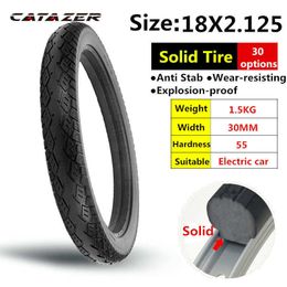 Bike Tyres 18 Inch 18*2.125 Electrci Car Solid Tyre Anti Stab Motorcycle Battery Car Electric Tyre Bike Tyre 18 X 2.125 Tubeless Tyre HKD230712