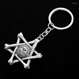 Keychains Eye Keychain Key Ring Alloy Chains For Women Men Punk Jewelry DIY Handmade Car Hanging Holder Llavero