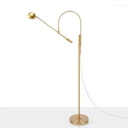 Floor Lamps Glass Ball Lamp Fortuny Reading Gold Modern Wood