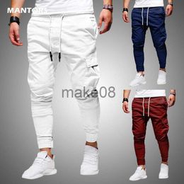 Men's Pants Men Pants Thin Fashion Casual Jogger Pants 2020 Streetwear Cargo Pants Men's Multipockets Trousers Fitness Gyms Sweatpants Mens J230712